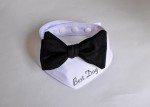 Custom Dog Wedding Outfit with Bow Tie & Bandana