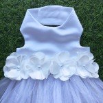 Custom White Dog Wedding Tutu Dress & Suit