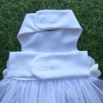 Custom White Dog Wedding Tutu Dress & Suit