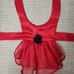 Chic Red Dog Dress for Festive Pet Parties
