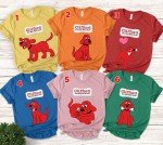 Personalized Clifford The Big Red Dog Shirt