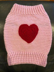 Valentine's Day Heart Dog Sweater - 4 Sizes