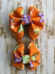 Halloween Pumpkin Dog Bow Tie for Pets