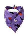 Eco-Friendly Cotton Dog Bandana for Halloween