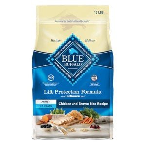 Blue Buffalo Chicken & Brown Rice Dog Food 15-lb