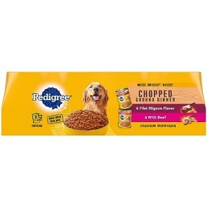 Pedigree Chopped Ground Dinner Variety Pack for Dogs