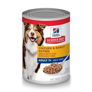 Hill's Science Diet Senior Wet Dog Food, Chicken & Barley