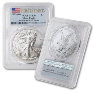 2025 1 oz American Silver Eagle Coin MS-70