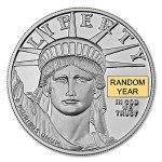 1/10 oz American Platinum Eagle Coin - Random Year