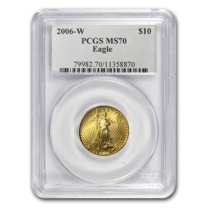 2006-W 1/4 oz Burnished Gold Eagle Coin