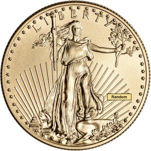 1/2 oz American Gold Eagle Coin - Random Date