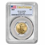2025 1/4 oz American Gold Eagle Coin MS-70