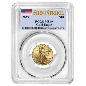 2025 $10 American Gold Eagle 1/4 oz Coin