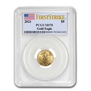2021 American Gold Eagle 1/10 oz MS-70