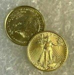1/10 oz Gold American Eagle Coin - Random Date