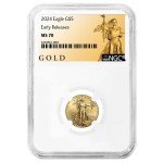 2024 $5 American Gold Eagle 1/10 oz Coin