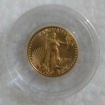 1/10 oz American Gold Eagle Coin in Capsule