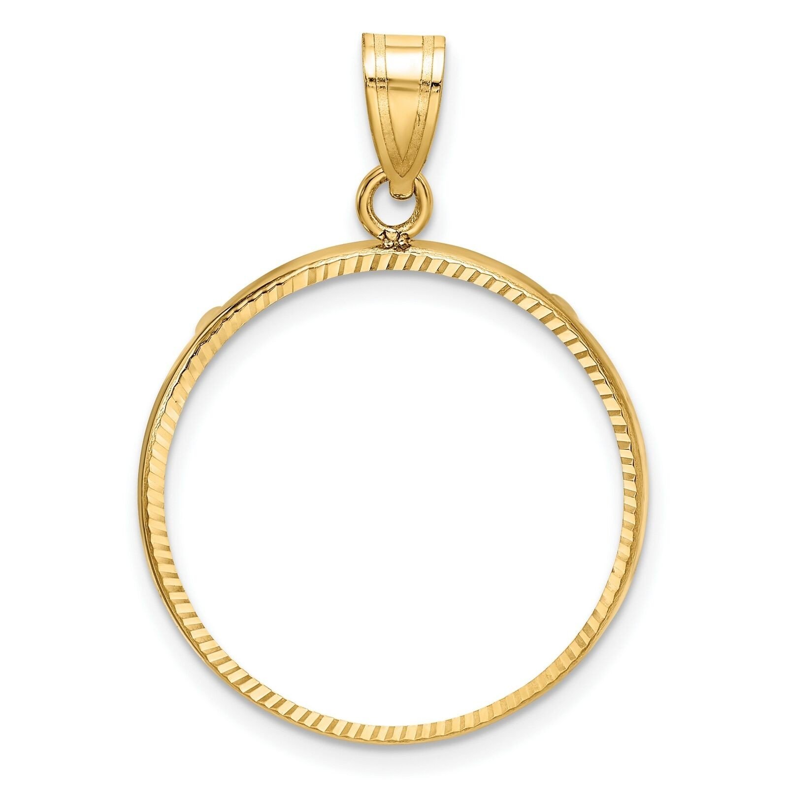 14k Gold Coin Bezel for American Eagle Coins