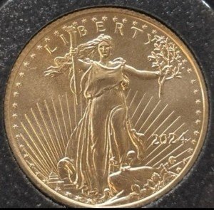 2024 American Gold Eagle 1/4 oz Coin