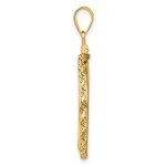 14k Gold Small Knot Rope Bezel for Eagle Coin