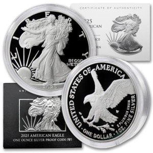 2025 W 1 oz American Silver Eagle Coin