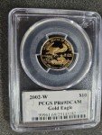 2002-W 1/4 oz American Gold Eagle Proof Coin