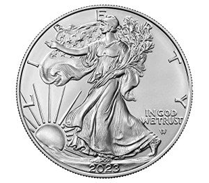 2023 American Silver Eagle Coin with Certificate