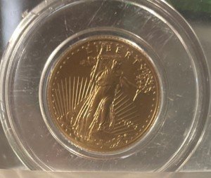 1/10 oz American Gold Eagle Coin - Random Year