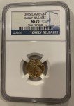 2015 American Gold Eagle 1/10 oz Coin