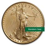 1/4 oz American Gold Eagle Coin - Random Year