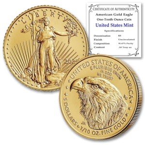 2025 1/10 oz American Gold Eagle Coin