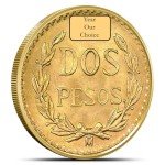 2025 Mexican 2 Pesos Gold Coin - .900 Fine