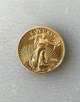 2 Gold American Eagle Coins - 2025 1/10 oz