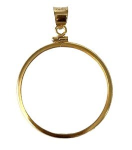 14k Gold Filled Bezel for 1 Oz Gold Coin