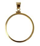 14k Gold Filled Bezel for 1 Oz Gold Coin