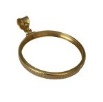 14k Gold Filled Bezel for 1 Oz Gold Coin