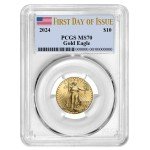 2024 $10 American Gold Eagle 1/4 oz Coin