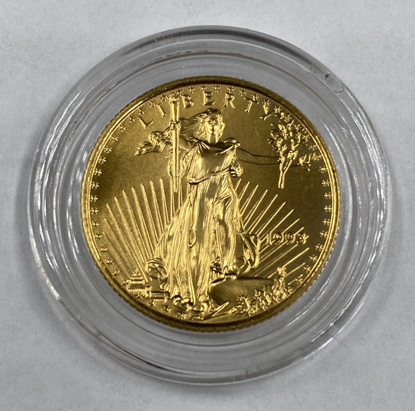 1993 American Gold Eagle 1/4 Oz Coin