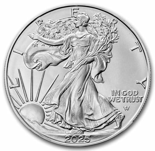2025 American Silver Eagle 1 oz Coin with Certificate