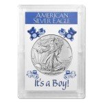 2025 American Silver Eagle "It's a Boy" Holder