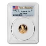2025 1/10 oz American Gold Eagle Coin PR-69