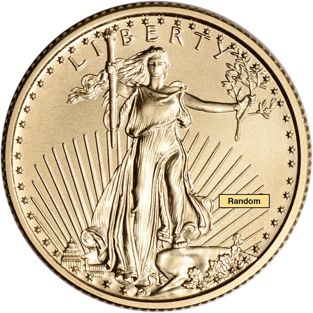American Gold Eagle 1/4 oz Coin - Random Date