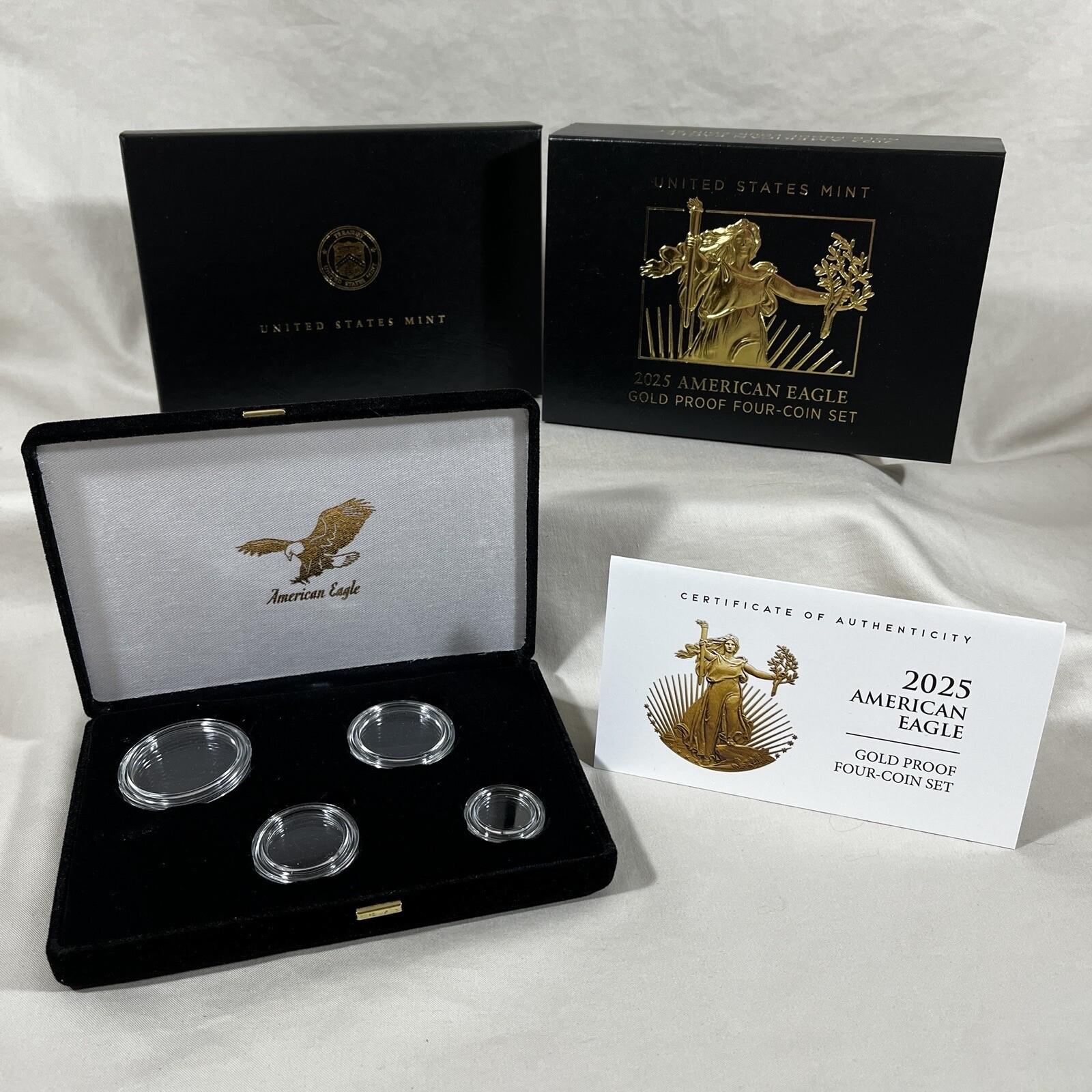 2025 W American Gold Eagle 4-Coin Proof Set