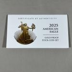 2025 W American Gold Eagle 4-Coin Proof Set