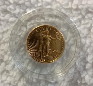 2025 $5 1/10oz Gold American Eagle Coin