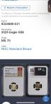 2025 1/10oz American Gold Eagle Coin NGC MS70
