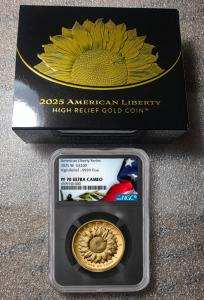 2025 Gold American Liberty Eagle Coin $100 PF70