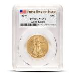 2025 1/2 oz American Gold Eagle Coin MS70