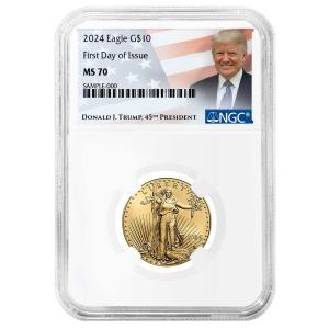 2024 $10 American Gold Eagle 1/4 oz Coin