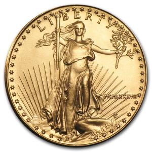 1987 1/2 oz American Gold Eagle Coin